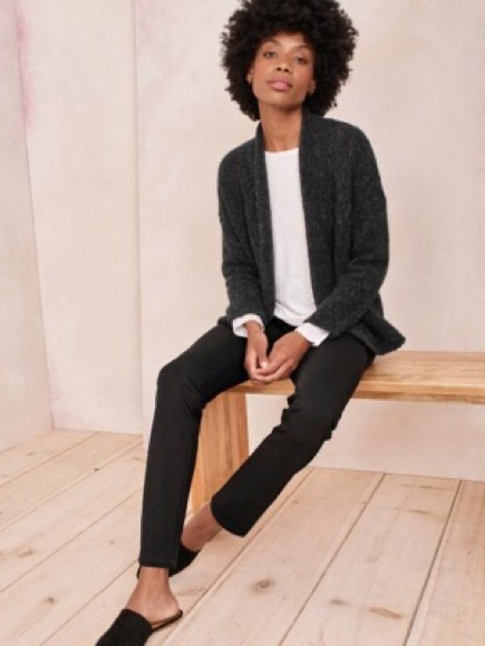 EILEEN FISHER Stretch-Ponte Slim Pants